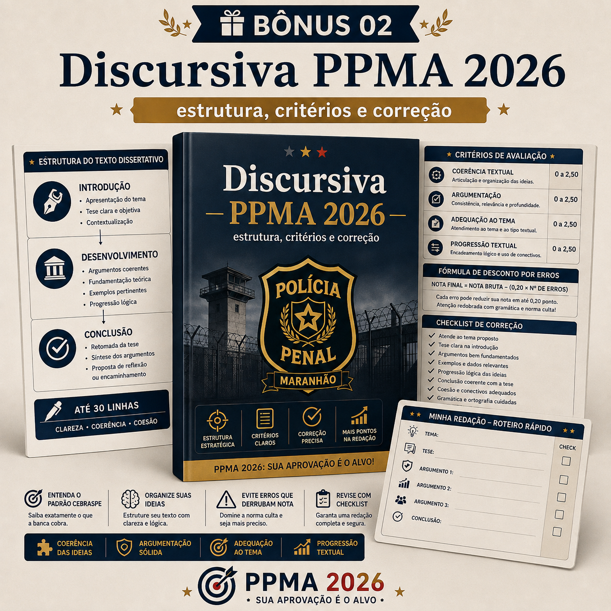 Resumos visuais estratégicos para o PPMA